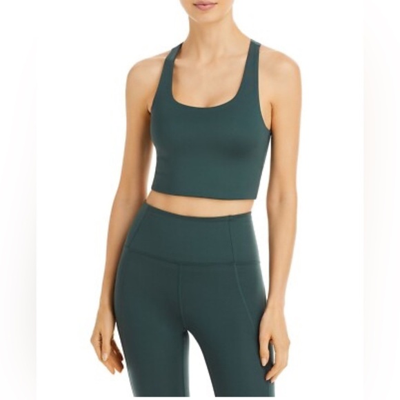 Girlfriend Collective Women's Paloma Sports Bra Green size M - Picture 1 of 7